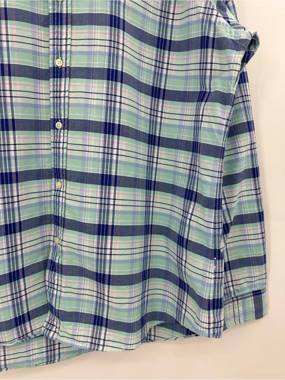 Polo PRL Ralph Lauren Oxford Cloth Button Down OCBD Plaid XL